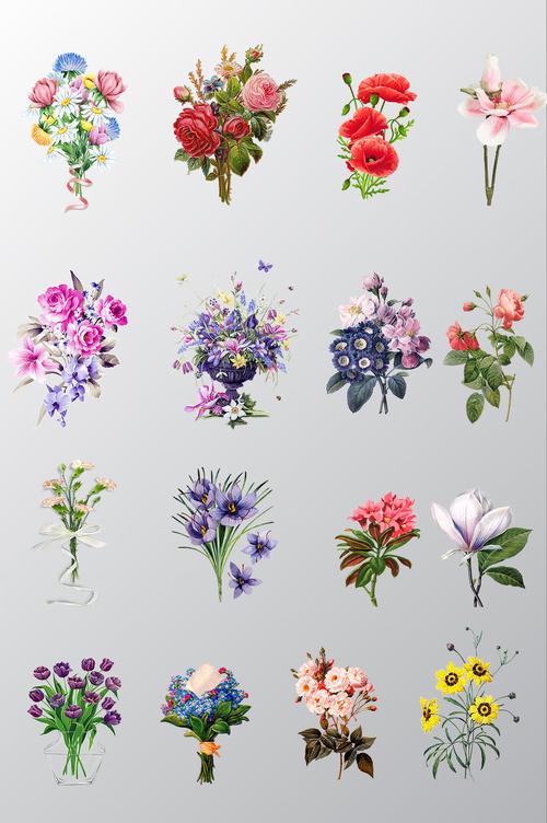 花卉美术素材?花卉美术素材图片!