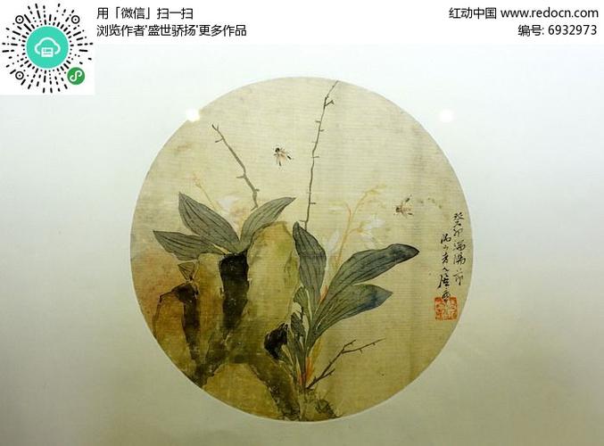 圆形写生花卉?圆形写生花卉图片!